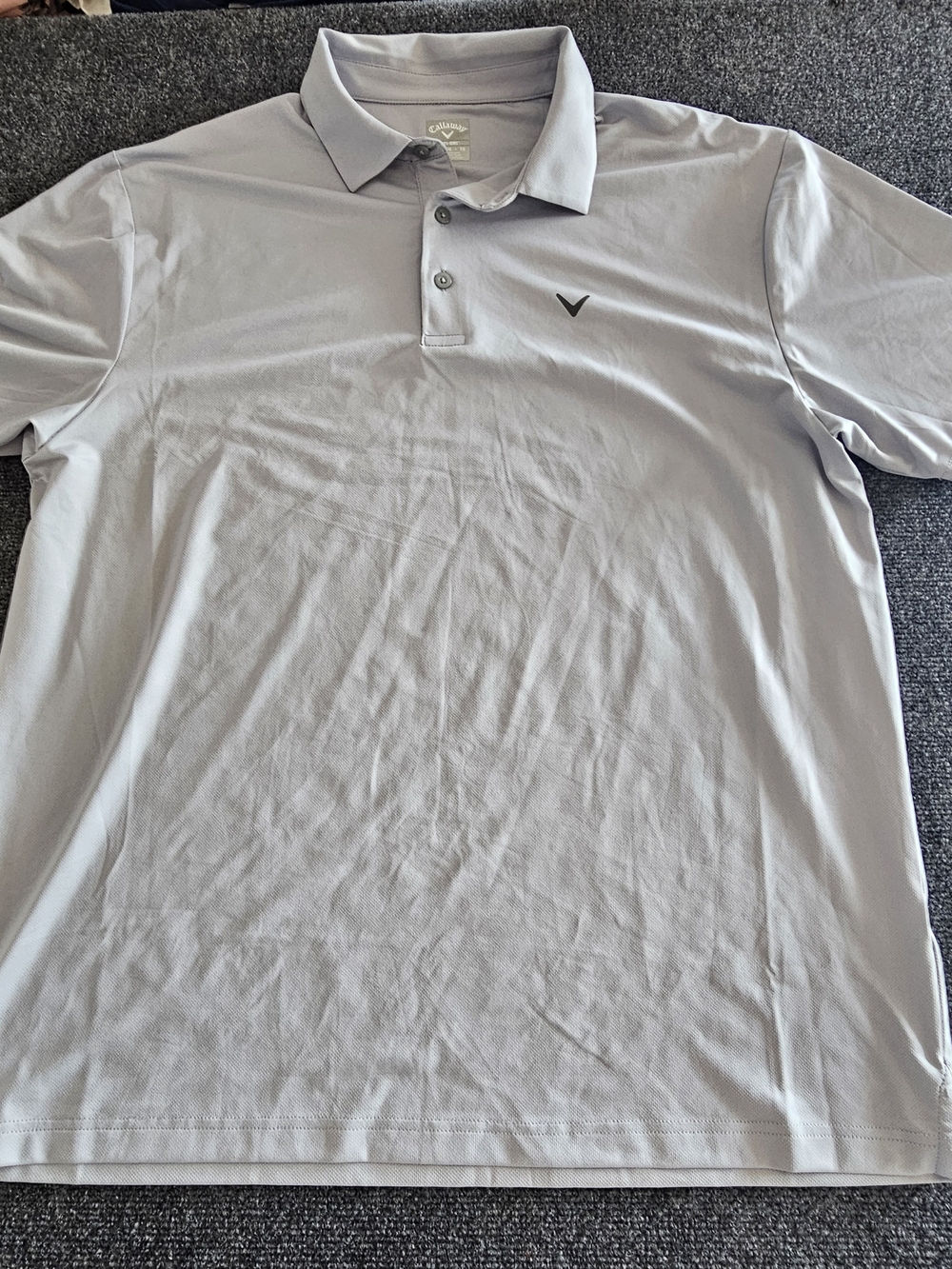 Callaway Men’s Light Gray Polo Shirt XL 0503